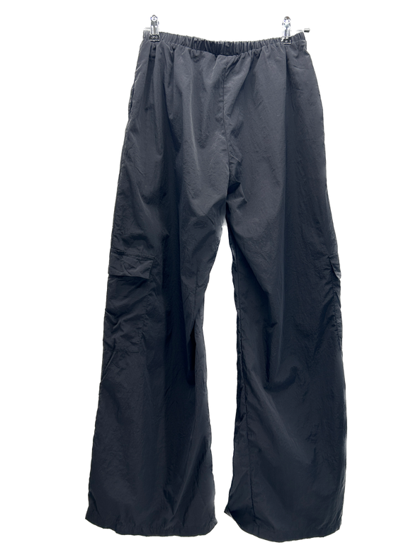 Pantalon parachute noir