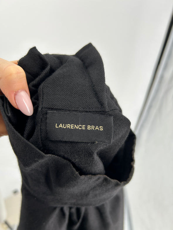 Blouse en laine noire