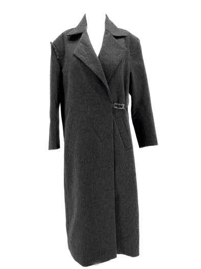 Manteau long gris