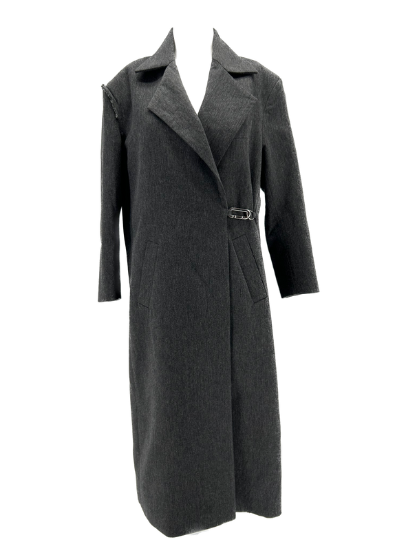 Manteau long gris