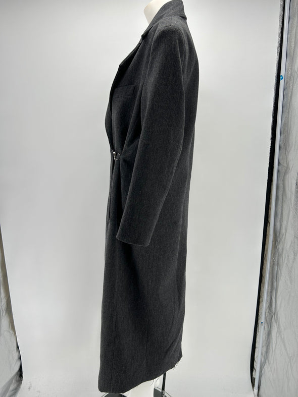 Manteau long gris