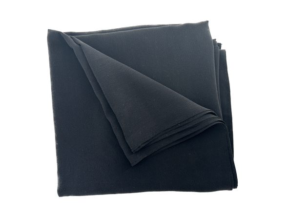 Foulard noir uni