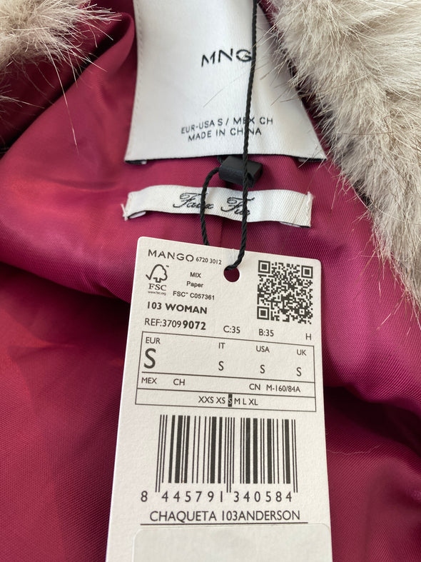 Veste en fausse fourrure