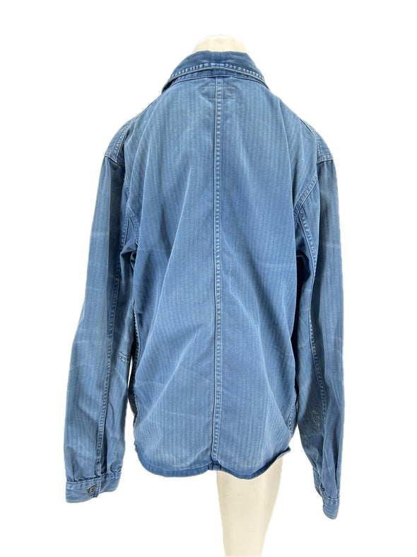 Chemise en denim bleue