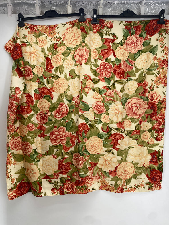 Foulard imprimé fleuris