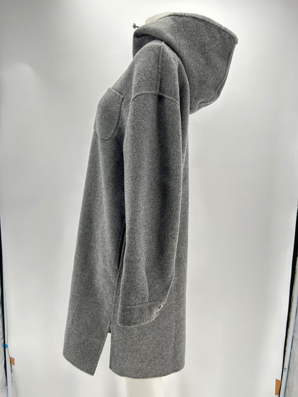 Manteau en laine gris