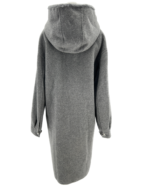 Manteau en laine gris