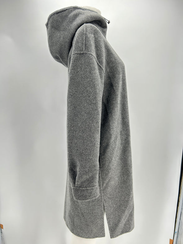 Manteau en laine gris