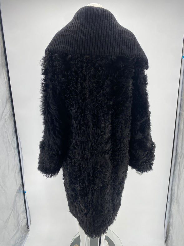 Manteau en laine noir