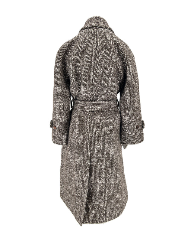 Manteau long avec ceinture