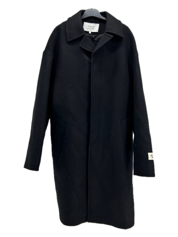 Manteau en laine noir