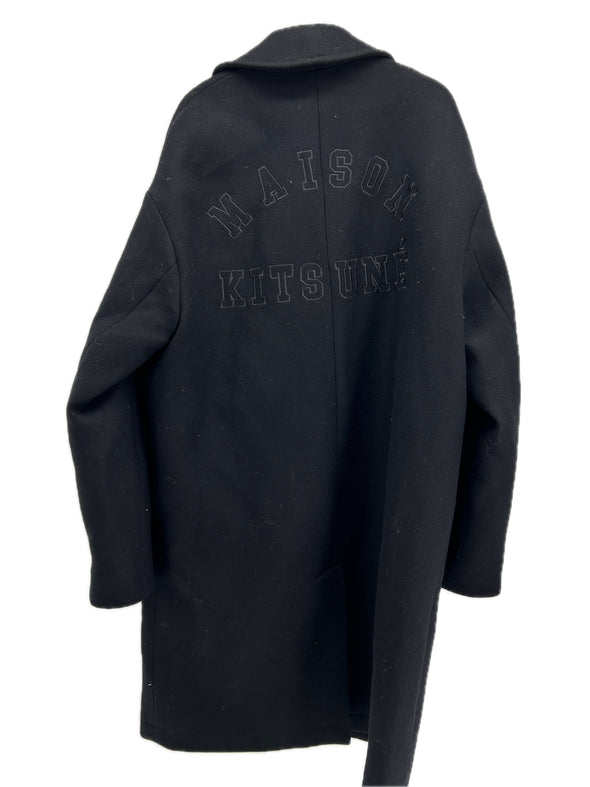 Manteau en laine noir
