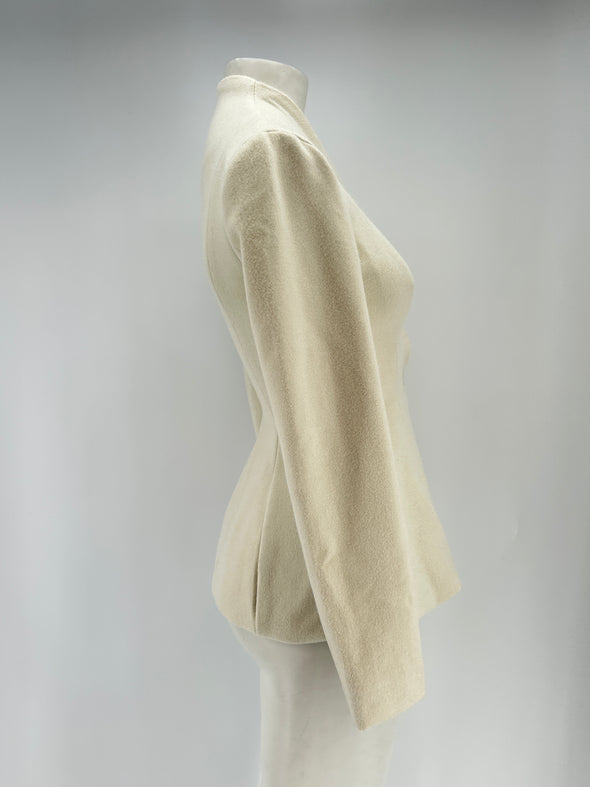 Blazer cintré beige