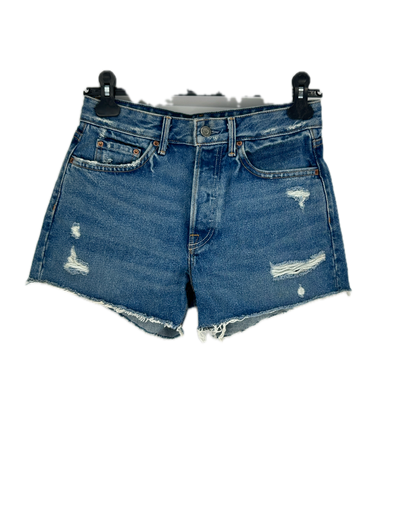 Short en denim bleu