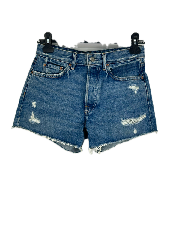 Short en denim bleu