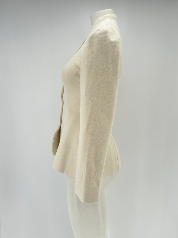 Blazer cintré beige