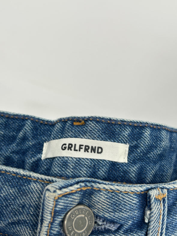 Short en denim bleu