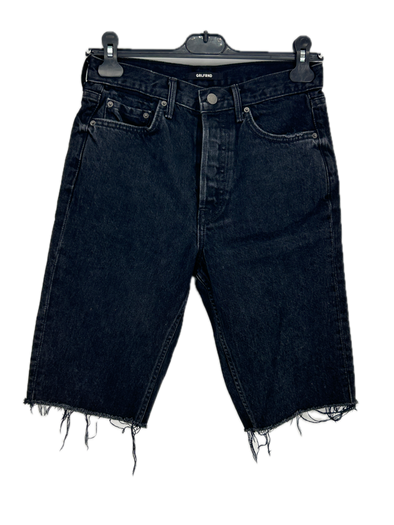 Bermuda en denim noir