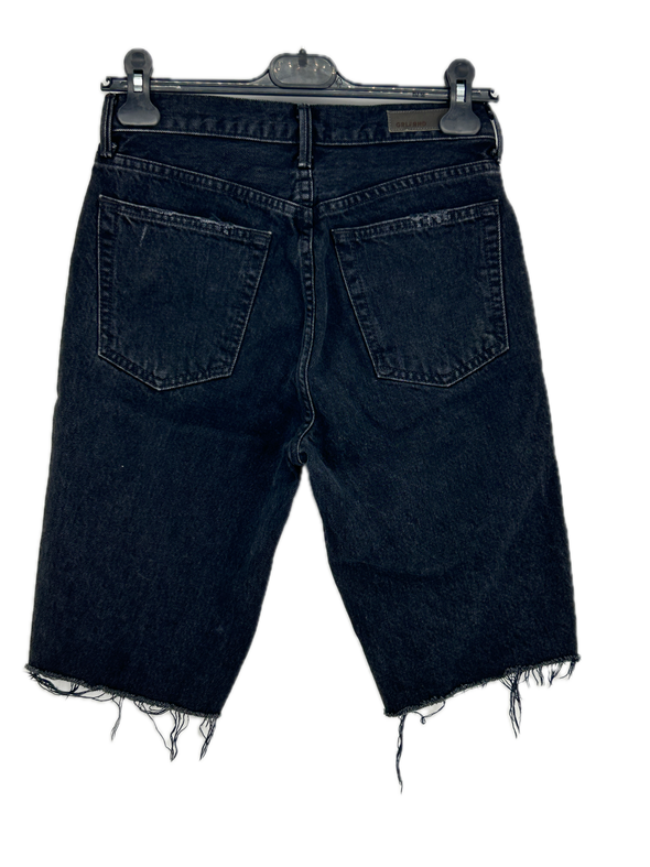 Bermuda en denim noir