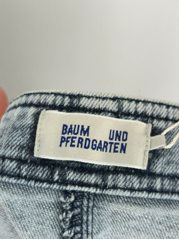Jupe en denim délavé