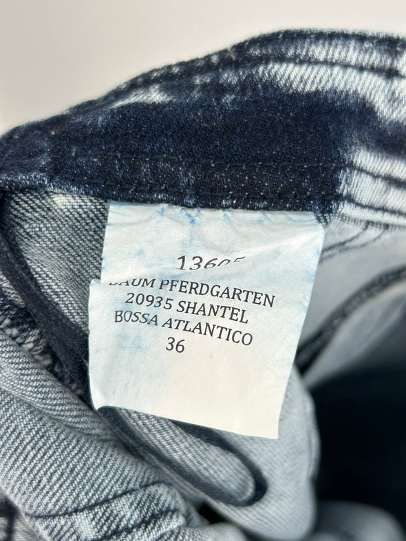Jupe en denim délavé