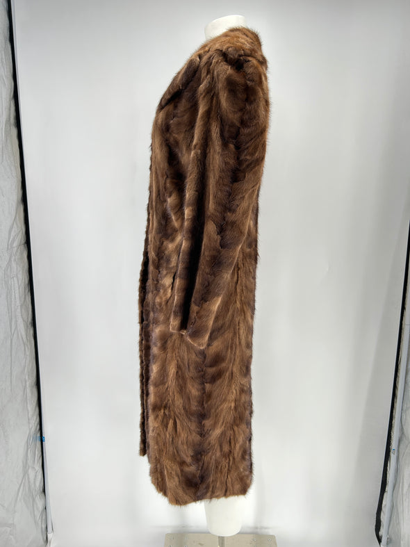 Manteau long en fourrure