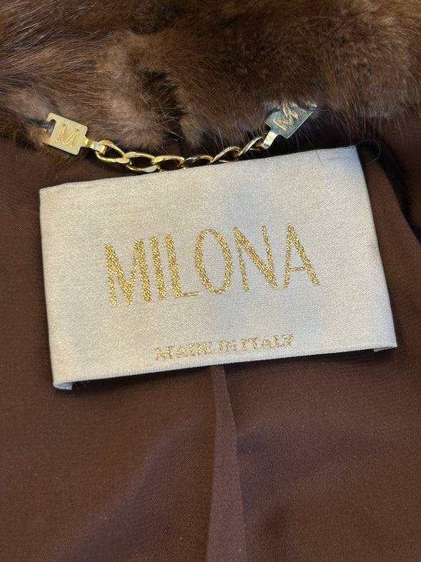 Manteau long en fourrure