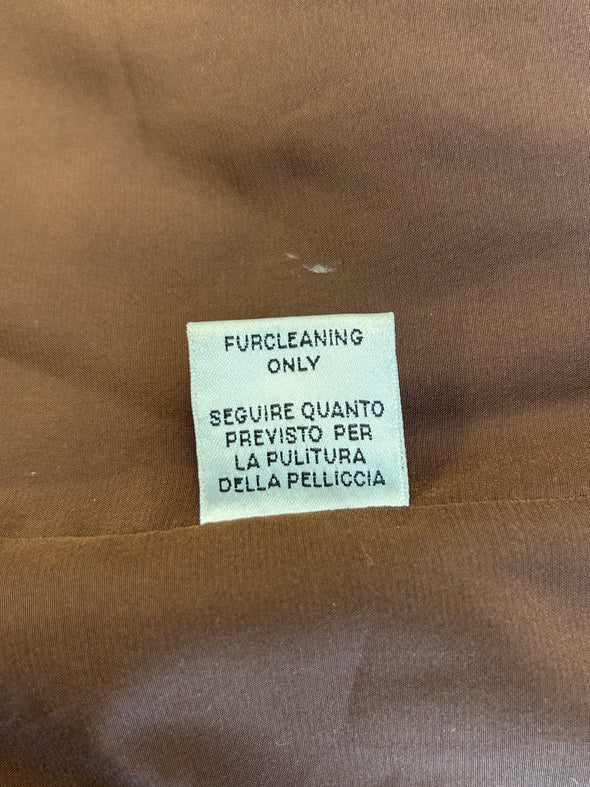 Manteau long en fourrure