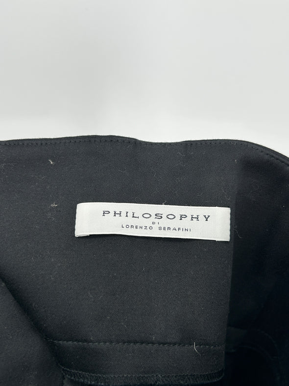 Pantalon large noir
