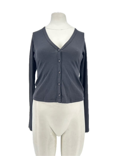 T-shirt côtelé à manches longues