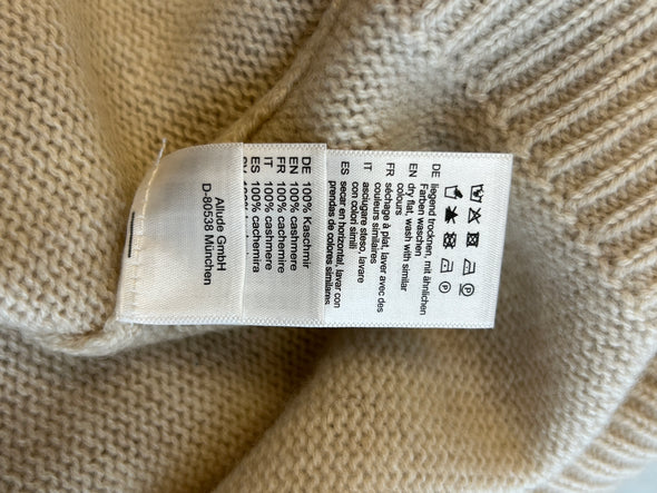 Pull en cachemire écru