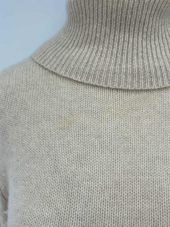 Pull en cachemire écru