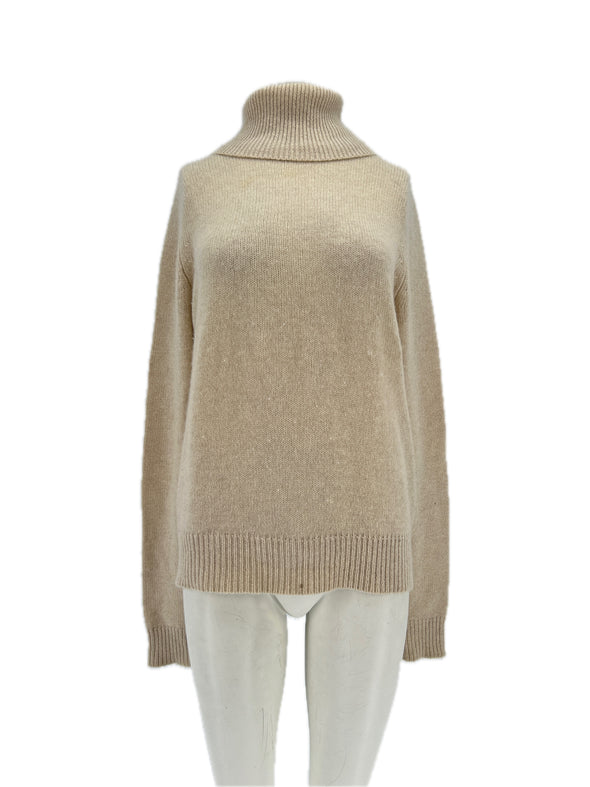 Pull en cachemire écru