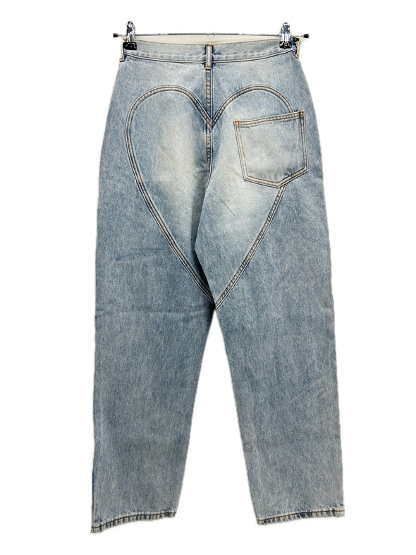 Jean bleu avec strass