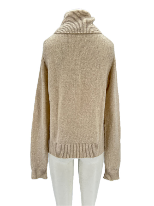 Pull en cachemire écru