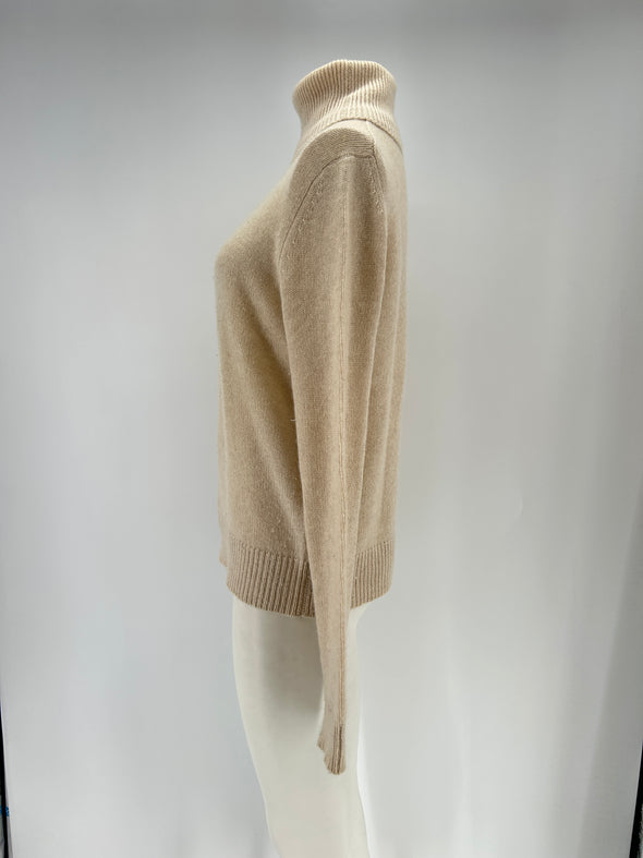 Pull en cachemire écru