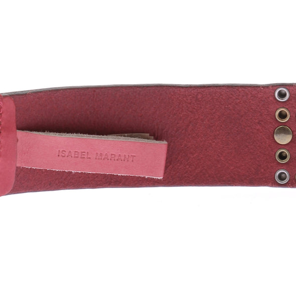 Ceinture en cuir cloutée