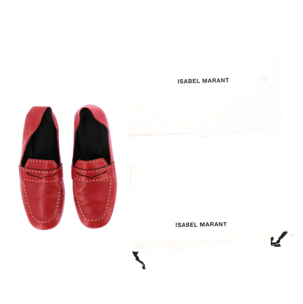Mocassins rouges