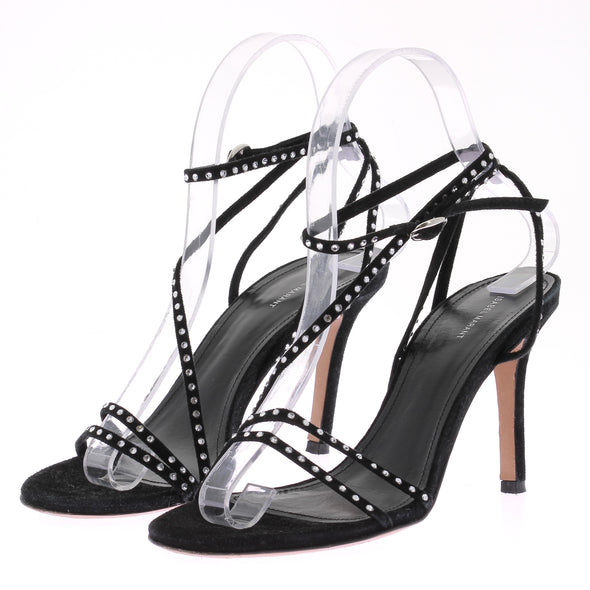 Sandales à talons noires