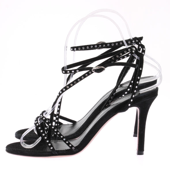 Sandales à talons noires