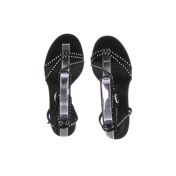 Sandales à talons noires
