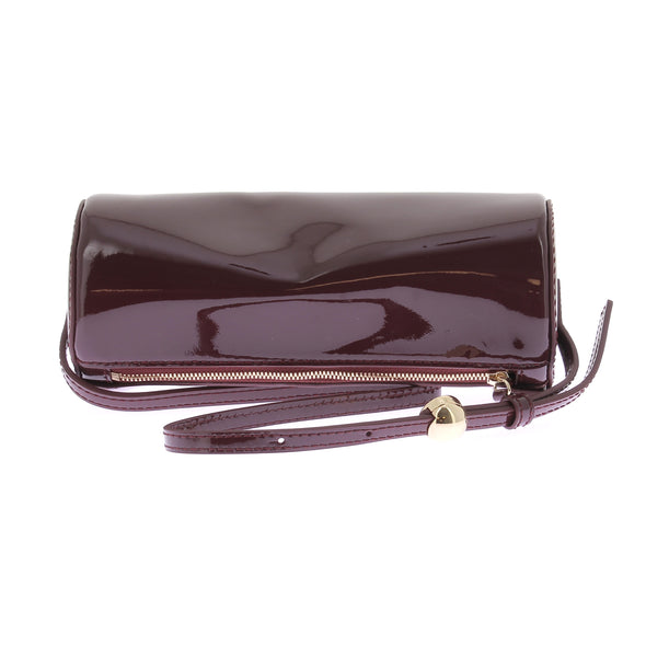 Sac en cuir bordeaux