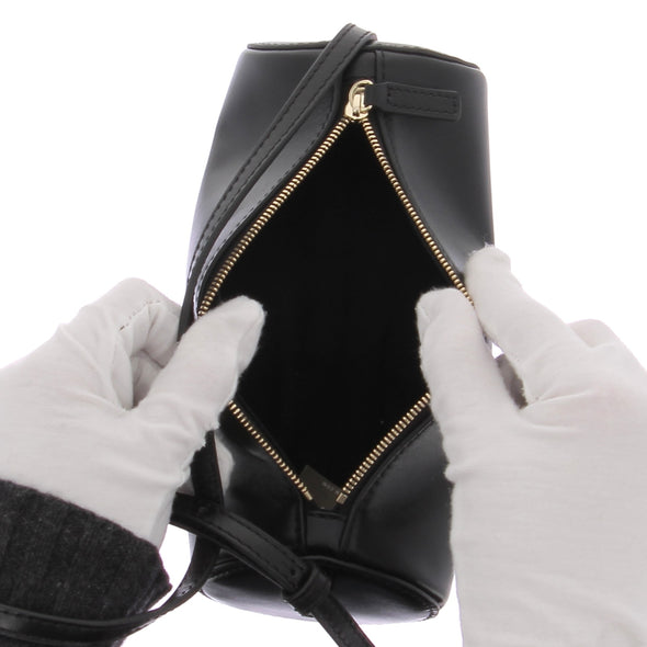 Sac en cuir noir