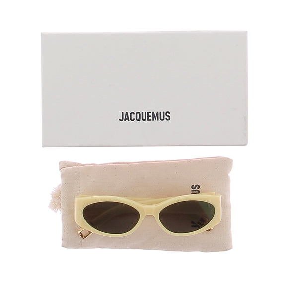 Lunettes de soleil jaunes "Ovalo"