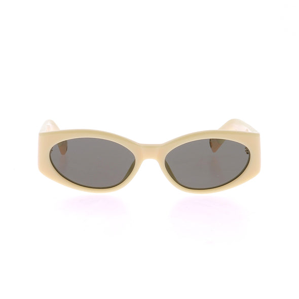 Lunettes de soleil jaunes "Ovalo"