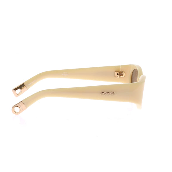 Lunettes de soleil jaunes "Ovalo"