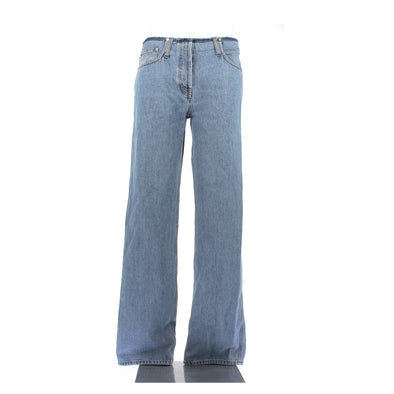 Jean large bleu