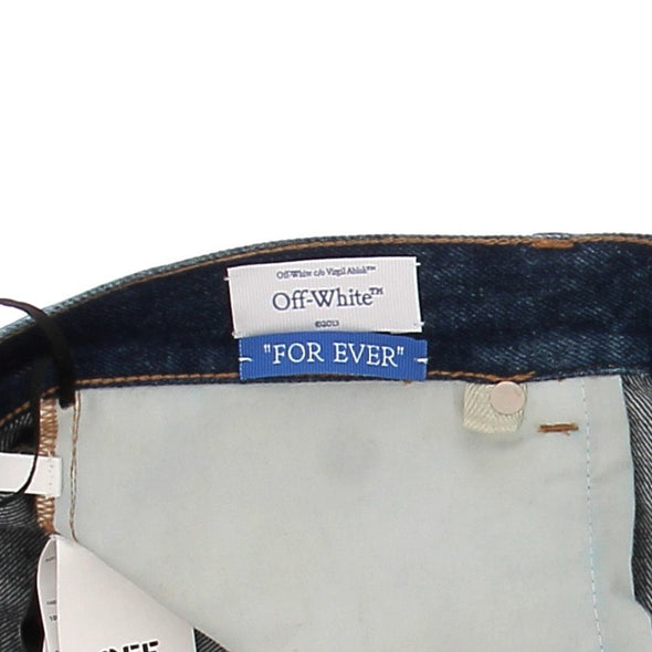 Jean bleu large