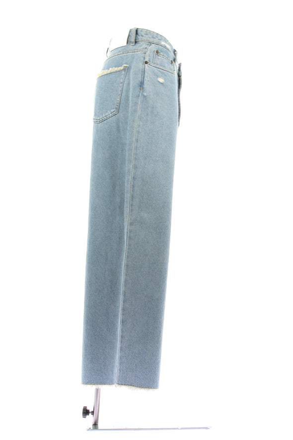 Jean large bleu clair