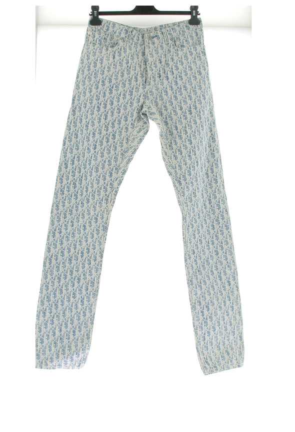 Jean monogrammé bleu